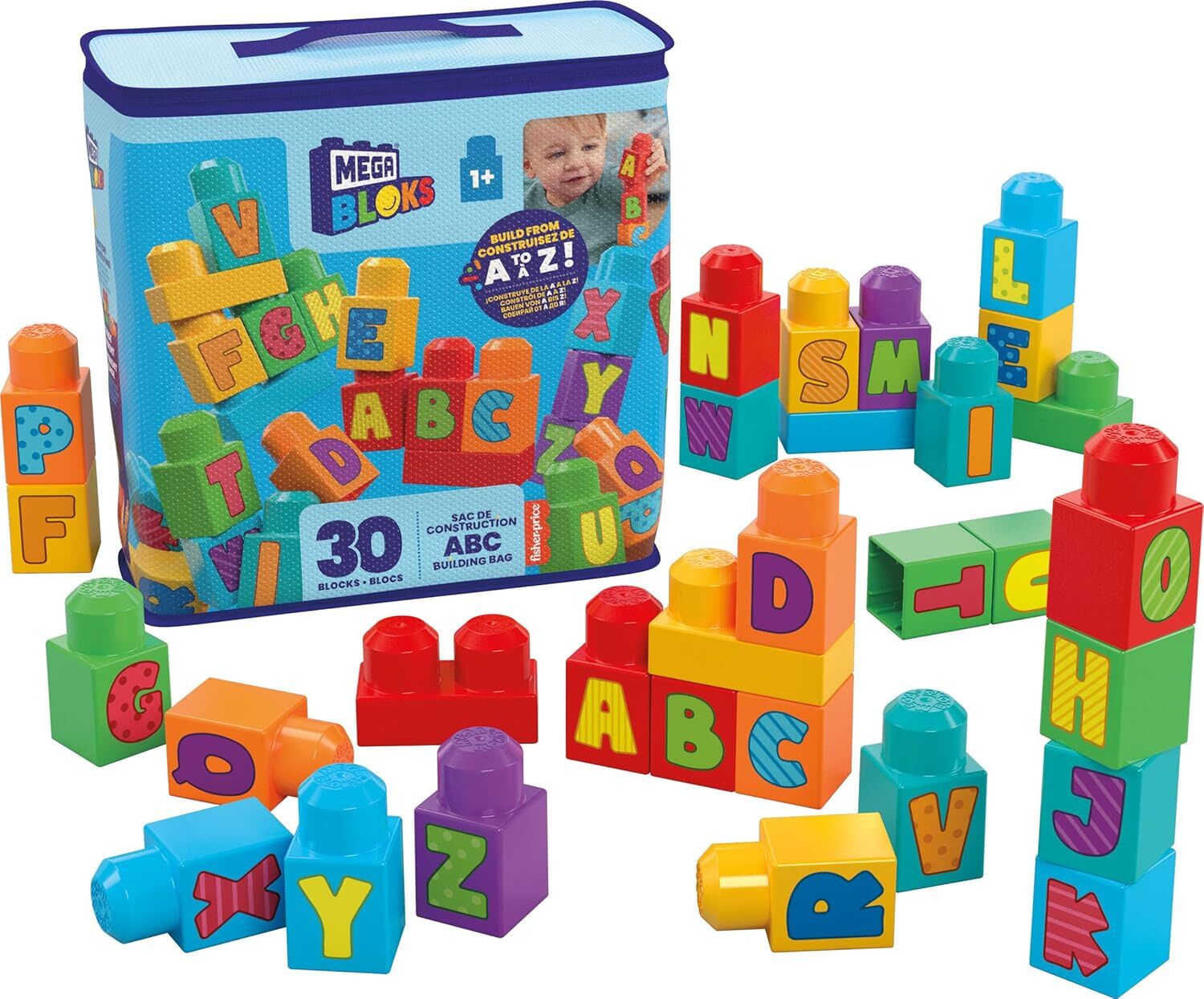 Mega Bloks Alfabeli Blok Çantası