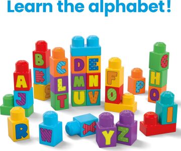 Mega Bloks Alfabeli Blok Çantası