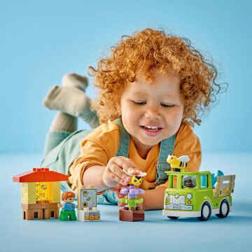 LEGO DUPLO Kasabası Arıların ve Arı Kovanlarının Bakımı 10419-2 Yaş ve Üzeri Çocuklar için Eğitici Oyuncak Yapım Seti (22 Parça)