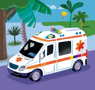 CLEMENTONI 3x48 Super Kolor Rescue vehicles [PUZZLE]