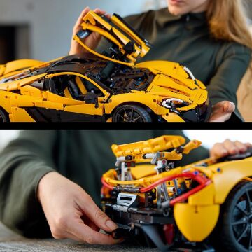 LEGO Technic McLaren P1 42172, Otomobil Tutkunu Yetişkinler için Sergilenebilir Araba Modeli Yapım Seti (3893 Parça)