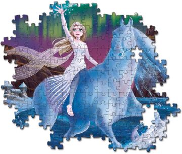 Clementoni - 104 Parça Glowing Lights Puzzle - Frozen 2