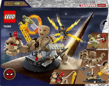 LEGO Marvel Örümcek Adam Kum Adam’a Karşı: Son Savaş 76280 – 10 Yaş ve Üzeri Süper Kahraman Seven Çocuklar için Yaratıcı Oyuncak Yapım Seti (347 Parça)