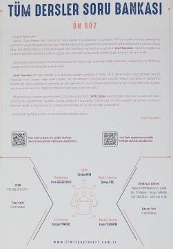 Limit Ayt Tüm Dersler 4+2 Soru Bankası (Sayısal)