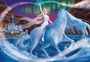Clementoni - 104 Parça Glowing Lights Puzzle - Frozen 2