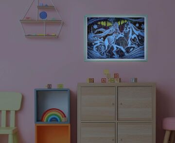 Clementoni - 104 Parça Glowing Lights Puzzle - Frozen 2