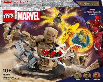 LEGO Marvel Örümcek Adam Kum Adam’a Karşı: Son Savaş 76280 – 10 Yaş ve Üzeri Süper Kahraman Seven Çocuklar için Yaratıcı Oyuncak Yapım Seti (347 Parça)