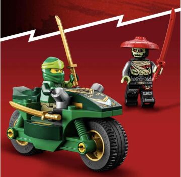 LEGO® NINJAGO® Lloyd’un Ninja Sokak Motosikleti 71788-4 Yaş ve Üzeri Çocuklar için Motosiklet İçeren Başlangıç Düzeyinde Yaratıcı Oyuncak Yapım Seti (64 Parça)