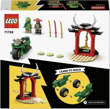 LEGO® NINJAGO® Lloyd’un Ninja Sokak Motosikleti 71788-4 Yaş ve Üzeri Çocuklar için Motosiklet İçeren Başlangıç Düzeyinde Yaratıcı Oyuncak Yapım Seti (64 Parça)