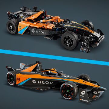 LEGO® Technic NEOM McLaren Formula E Yarış Arabası 42169-9 Yaş ve Üzeri Çocuklar için Koleksiyonluk Yaratıcı Yarış Arabası Model Yapım Seti (452 Parça)