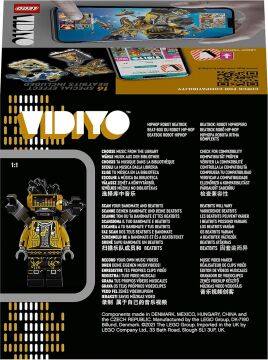 LEGO VIDIYO HipHop Robot BeatBox 43107 - Müzik Seven Çocuklar İçin Yaratıcılığı Teşvik Eden Oyuncak Yapım Seti (73 Parça)