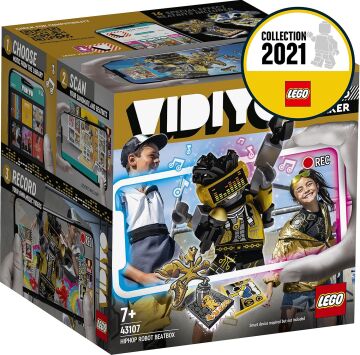 LEGO VIDIYO HipHop Robot BeatBox 43107 - Müzik Seven Çocuklar İçin Yaratıcılığı Teşvik Eden Oyuncak Yapım Seti (73 Parça)