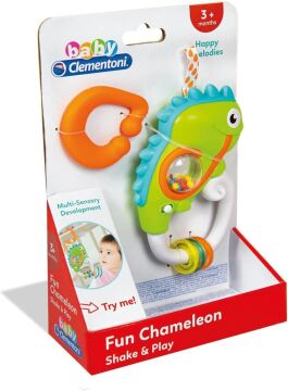 Clementoni - 17332 - İnteraktif Bukalemun Çıngırak, 3 - 36 ay