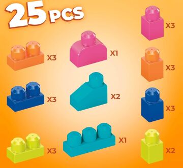 Mega Bloks Sevimli Hayvanlar Blok Kutusu GCT46-HDK82