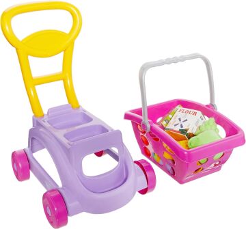 Barbie Sepetli Market Arabası