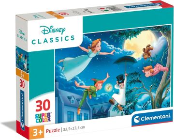 Clementoni 20279 Disney Classics Supercolor Classics-30 Parça, Yapboz Çocuk 3 Yaş, Yapboz Karikatür