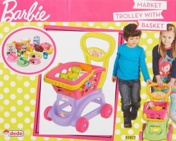 Barbie Sepetli Market Arabası