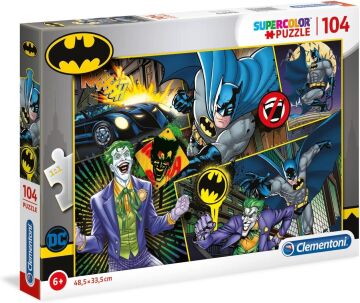 Clementoni - 104 Parça Puzzle - Batman