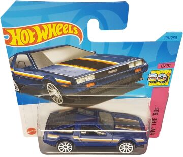 Hot Wheels - DMC Delorean - HW: The ´80s 8/10 - HKJ65 - Short Card - Violet - Mattel 2023