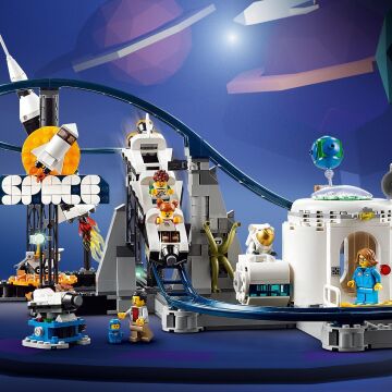 LEGO® Creator Uzay Hız Treni 31142-9 Yaş ve Üzeri Çocuklar için Hız Treni, Kule ve Atlıkarınca İçeren Yaratıcı Oyuncak Yapım Seti (874 Parça)