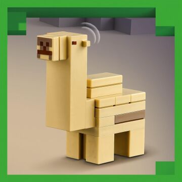 LEGO Minecraft Steve'in Çöl Keşfi 21251-6 Yaş ve Üzeri Macera Oyunları Seven Çocuklar için 3 Adet LEGO Minecraft Minifigürü içeren Yaratıcı Oyuncak Yapım Seti (75 Parça)