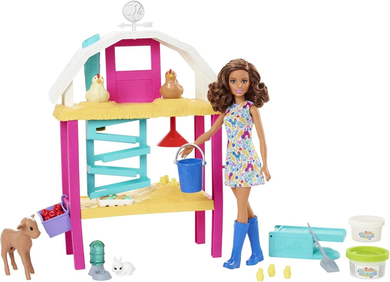 Barbie Eğlenceli Çiftlik Hayatı Oyun Seti, 4 yaş ve üzeri, HGY88
