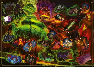Ravensburger 168903 1000 Parçalı Puzzle Disney Villains: Horned King, Renkli