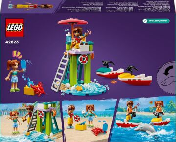 LEGO Friends Plaj Su Motoru 42623-5 Yaş ve Üzeri Çocuklar için Yunus Figürü İçeren Eğitici ve Yaratıcı Oyuncak Yapım Seti (84 Parça)