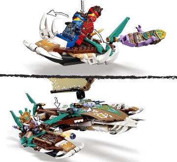 LEGO Ninjago Katamaran Deniz Savaşı 71748 Yapım Seti; Katamaran Oyuncakları içeren Ninja Oyun Seti (780 Parça)