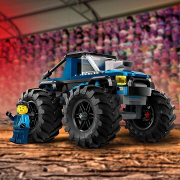 LEGO City Mavi Canavar Kamyon 60402-5 Yaş ve Üzeri Çocuklar için Kamyonet İçeren Yaratıcı Oyuncak Yapım Seti (148 Parça)