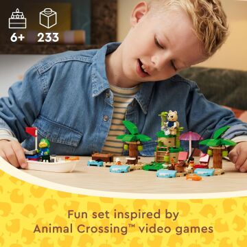 LEGO Animal Crossing Kapp'n Ada Tekne Turunda 77048-6 Yaş ve Üzeri Çocuklar için Yaratıcı Oyuncak Yapım Seti (233 Parça)