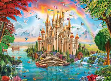 Ravensburger 132850 100 Parçalı Puzzle Masal Şatosu