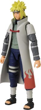 BANDAI 16 cm Minato Namikaze Poz Verilebilir Figür, Anime Heroes Naruto Serisi