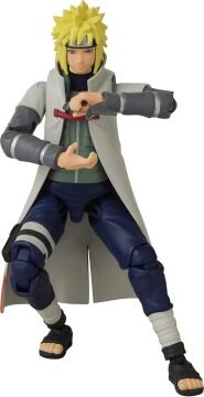 BANDAI 16 cm Minato Namikaze Poz Verilebilir Figür, Anime Heroes Naruto Serisi