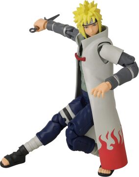 BANDAI 16 cm Minato Namikaze Poz Verilebilir Figür, Anime Heroes Naruto Serisi