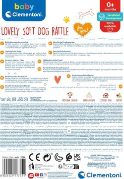 17785 Baby Clementoni - Sevimli Köpek Çıngırak
