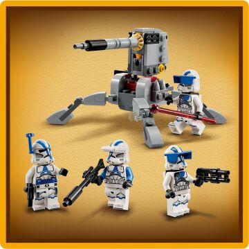 LEGO® Star Wars 501. Klon Trooperlar Paketi 75345-6 Yaş ve Üzeri Çocuklar için Oyuncak Yapım Seti (119 Parça)