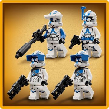 LEGO® Star Wars 501. Klon Trooperlar Paketi 75345-6 Yaş ve Üzeri Çocuklar için Oyuncak Yapım Seti (119 Parça)