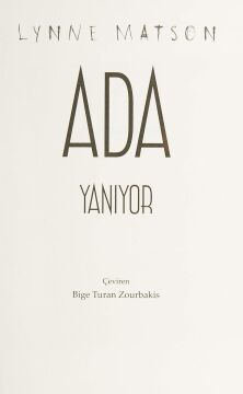 Ada Yanıyor (Ciltli)
