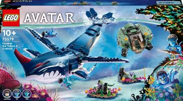 LEGO® Avatar Payakan Tulkun ve Yengeç Zırhı 75579-10 Yaş ve Üzeri için 3 Minifigürlü Eğlenceli Koleksiyonluk Oyuncak Yapım Seti (761 Parça)