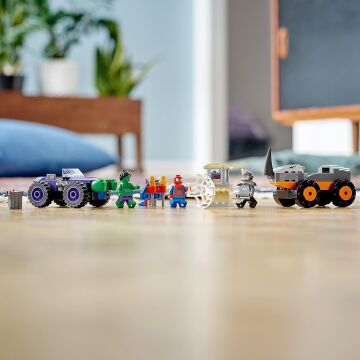 LEGO® Marvel Spidey ve İnanılmaz Arkadaşları Hulk, Gergedan Kamyona Karşı 10782-4 Yaş ve Üzeri için Oyuncak Yapım Seti (110 Parça)