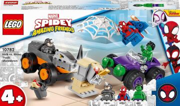 LEGO® Marvel Spidey ve İnanılmaz Arkadaşları Hulk, Gergedan Kamyona Karşı 10782-4 Yaş ve Üzeri için Oyuncak Yapım Seti (110 Parça)