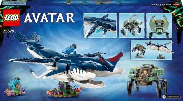 LEGO® Avatar Payakan Tulkun ve Yengeç Zırhı 75579-10 Yaş ve Üzeri için 3 Minifigürlü Eğlenceli Koleksiyonluk Oyuncak Yapım Seti (761 Parça)