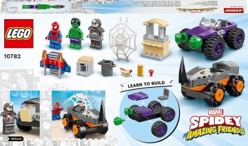 LEGO® Marvel Spidey ve İnanılmaz Arkadaşları Hulk, Gergedan Kamyona Karşı 10782-4 Yaş ve Üzeri için Oyuncak Yapım Seti (110 Parça)