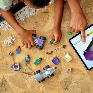 LEGO® Marvel Spidey ve İnanılmaz Arkadaşları Hulk, Gergedan Kamyona Karşı 10782-4 Yaş ve Üzeri için Oyuncak Yapım Seti (110 Parça)