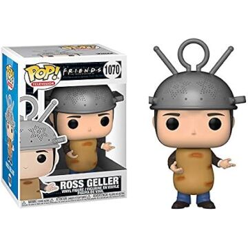 Funko Pop! TV: Friends - Sputnik Vinil Figür olarak Ross Geller (Uyumlu Kutu Koruyucu Kılıf ile birlikte) Çok Renkli 9,5 cm