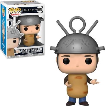 Funko Pop! TV: Friends - Sputnik Vinil Figür olarak Ross Geller (Uyumlu Kutu Koruyucu Kılıf ile birlikte) Çok Renkli 9,5 cm