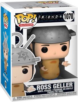 Funko Pop! TV: Friends - Sputnik Vinil Figür olarak Ross Geller (Uyumlu Kutu Koruyucu Kılıf ile birlikte) Çok Renkli 9,5 cm