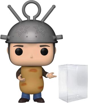 Funko Pop! TV: Friends - Sputnik Vinil Figür olarak Ross Geller (Uyumlu Kutu Koruyucu Kılıf ile birlikte) Çok Renkli 9,5 cm