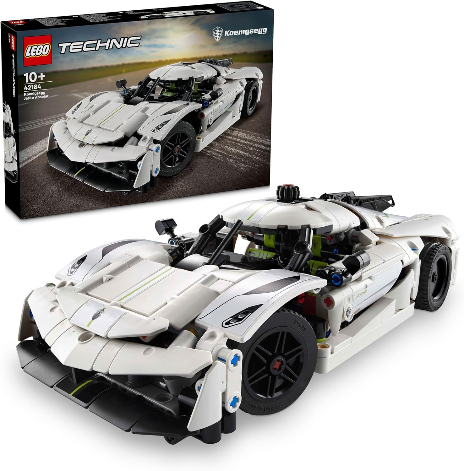 LEGO Technic 42184 Koenigsegg Jesko Absolut White Hypercar